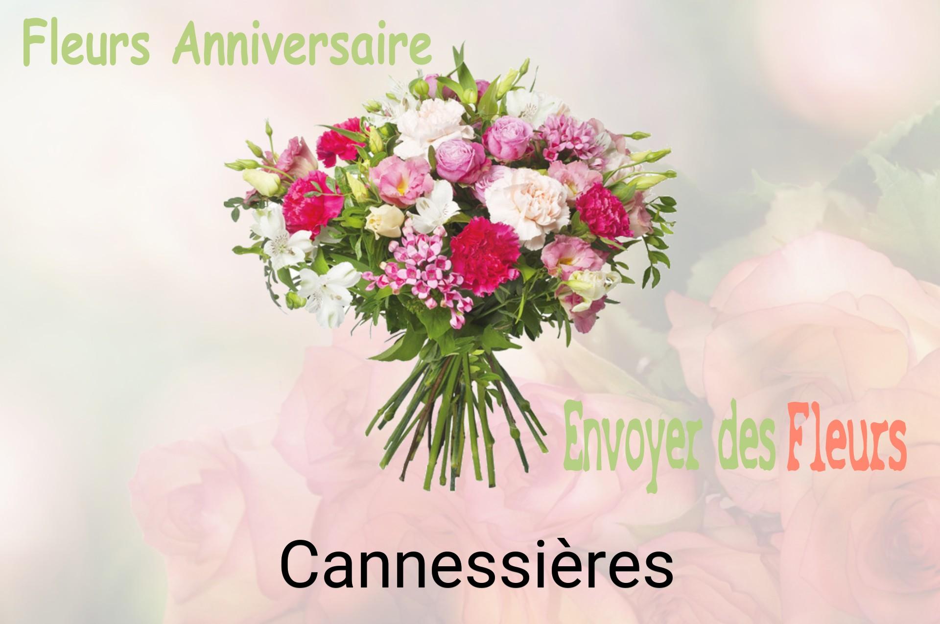 Bouquet de fleurs d’anniversaire livré à Cannessières
