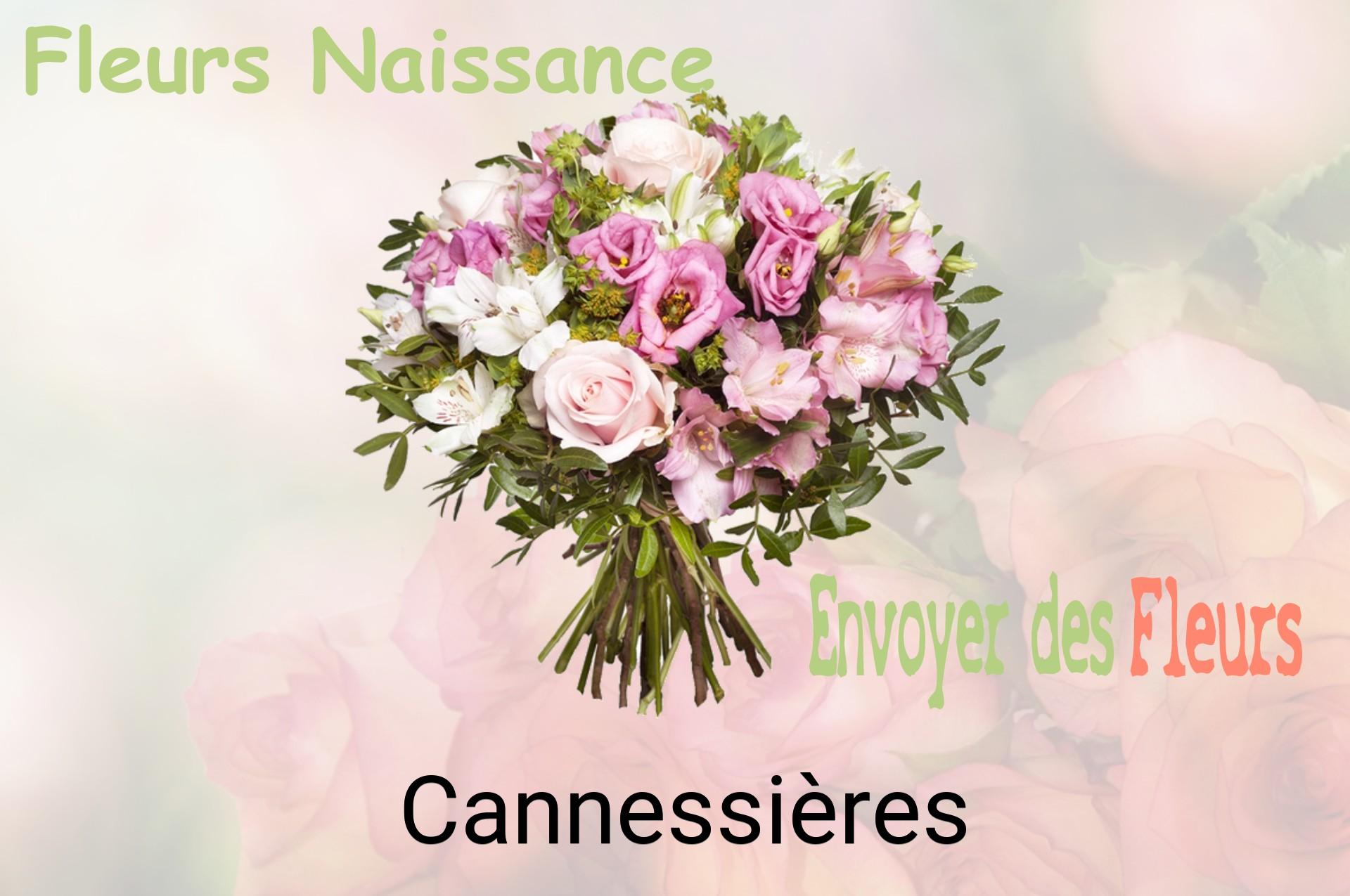 Bouquet de fleurs de naissance livré à Cannessières
